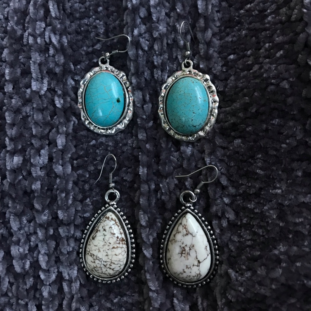 stone earring bundle - Picture 1 of 3
